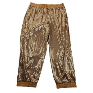 Shavonne Dorsey Gold Wide Leg Pants